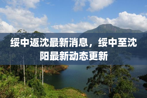 綏(sui)中(zhong)返(fan)沈最新(xin)消息(xi)，綏(sui)中至(zhi)沈(shen)陽最(zui)新(xin)動(dong)態更新(xin)