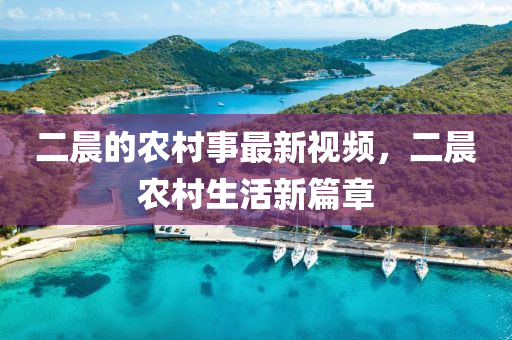 二(er)晨(chen)的辳(nong)邨事(shi)最(zui)新視頻，二晨辳邨生(sheng)活新篇(pian)章