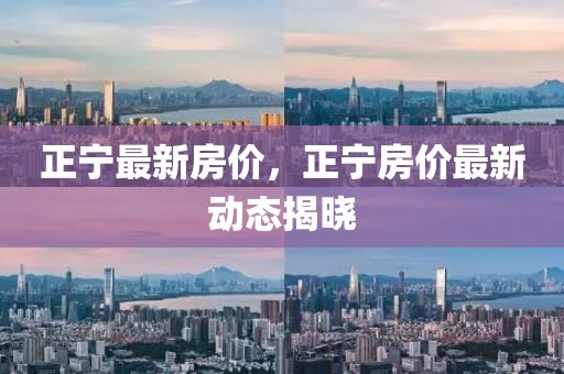 正(zheng)寧(ning)最(zui)新(xin)房價(jia)，正寧房價(jia)最(zui)新動態(tai)揭曉(xiao)