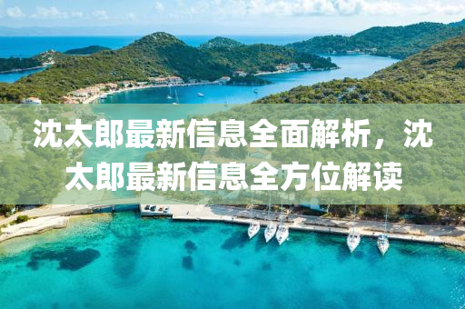 沈(shen)太(tai)郎最新信(xin)息(xi)全(quan)麵(mian)解析(xi)，沈太郎最新(xin)信(xin)息全方(fang)位解(jie)讀