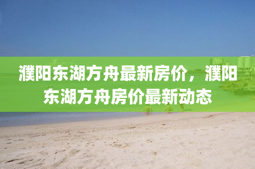 濮陽(yang)東(dong)湖方舟(zhou)最(zui)新(xin)房價，濮(pu)陽(yang)東湖方(fang)舟房價(jia)最新(xin)動態