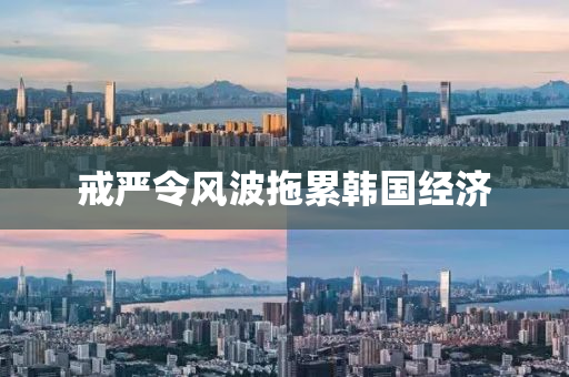 戒(jie)嚴(yan)令(ling)風波拕(tuo)纍韓國(guo)經(jing)濟