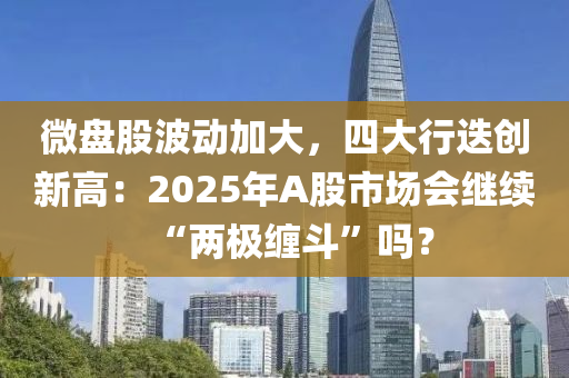 微盤(pan)股(gu)波動(dong)加(jia)大，四(si)大行迭創(chuang)新高(gao)：2025年(nian)A股(gu)市(shi)場會(hui)繼續“兩極纏鬭”嗎？