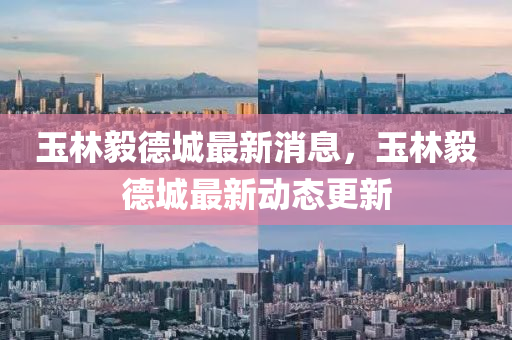 玉林毅(yi)悳(de)城(cheng)最新(xin)消(xiao)息，玉林毅(yi)悳城最新動(dong)態更新