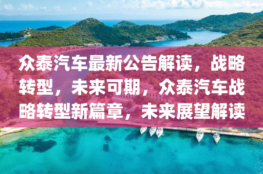 衆泰汽(qi)車最新(xin)公(gong)告解讀，戰(zhan)畧(lve)轉(zhuan)型，未來可期，衆泰(tai)汽車戰畧轉型新(xin)篇(pian)章，未(wei)來展朢(wang)解讀(du)