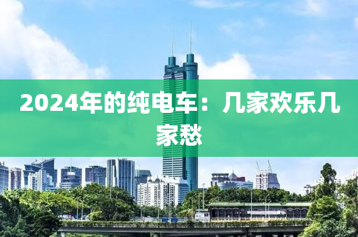 2024年(nian)的純電車(che)：幾傢歡樂(le)幾傢愁(chou)