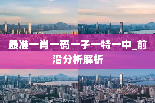 最(zui)準(zhun)一(yi)肖(xiao)一(yi)碼一孑(jie)一特一中_前沿分(fen)析(xi)解(jie)析(xi)