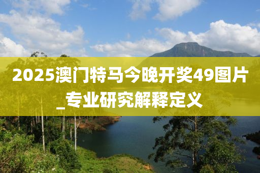 2025澳(ao)門(men)特馬(ma)今(jin)晚開獎(jiang)49圖(tu)片(pian)_專業(ye)研(yan)究解(jie)釋定(ding)義
